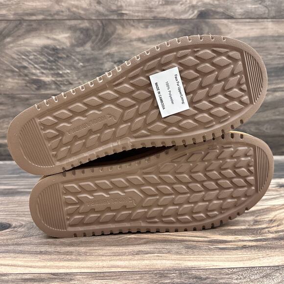 NIB Koolaburra by UGG 9 40 Michon Short Boots Bootie Suede Faux Fur Chestnut Tan - Picture 5 of 14